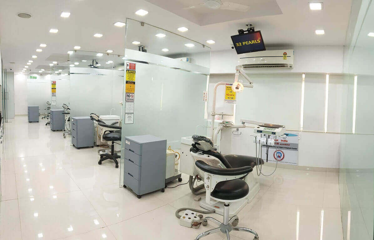 Treatment corridor at the Naranpura centre