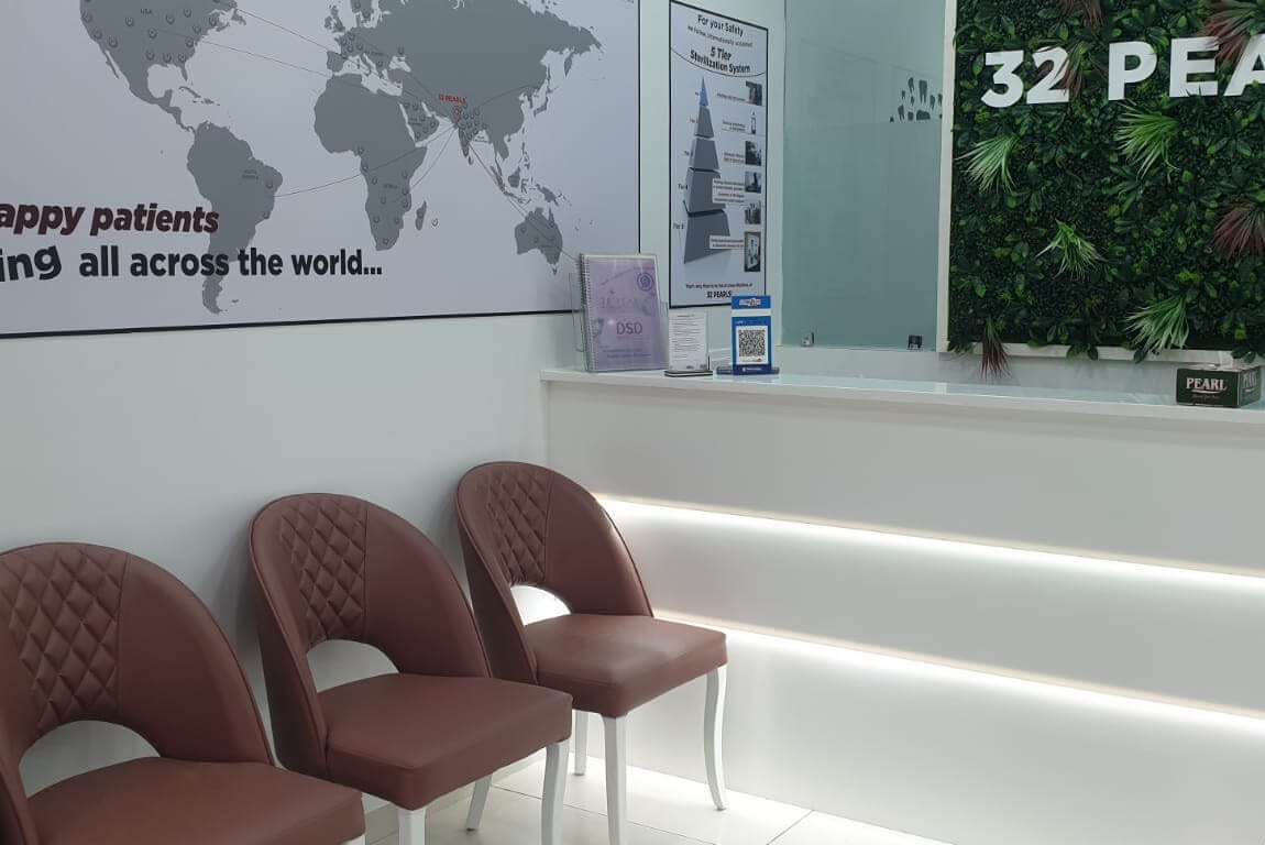 Reception and waiting area at the Science City centre